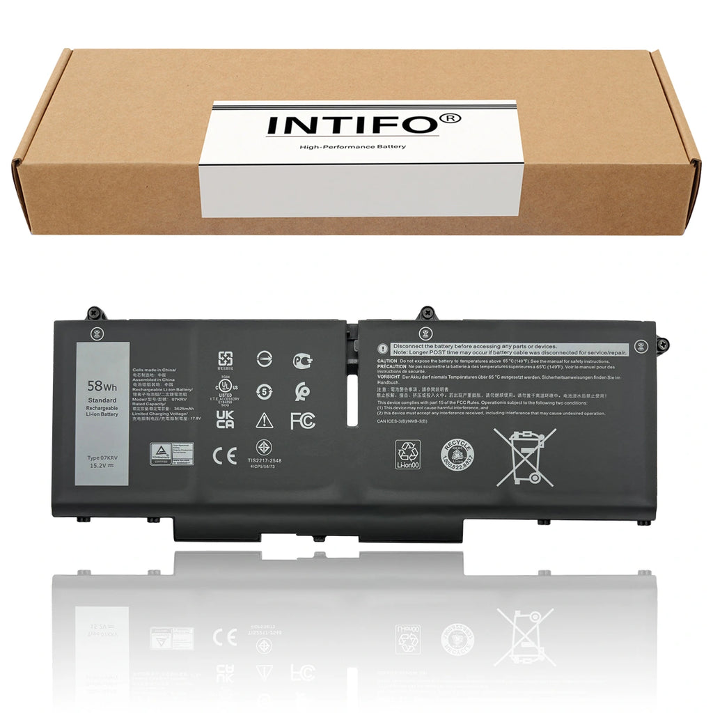 INTIFO 07KRV Laptop Battery Compatible with Dell Latitude 5330 5430 Precision 3570 M69D0