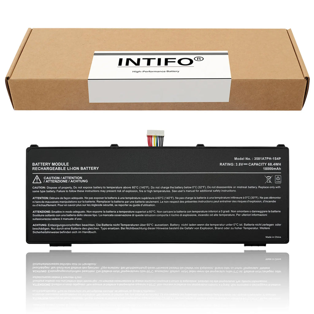 INTIFO 3581A7PH-1S4P Replacement Battery Compatible with AUTEL MaxiSYS Ultra Diagnostic Scan MLP3581107-1S4P