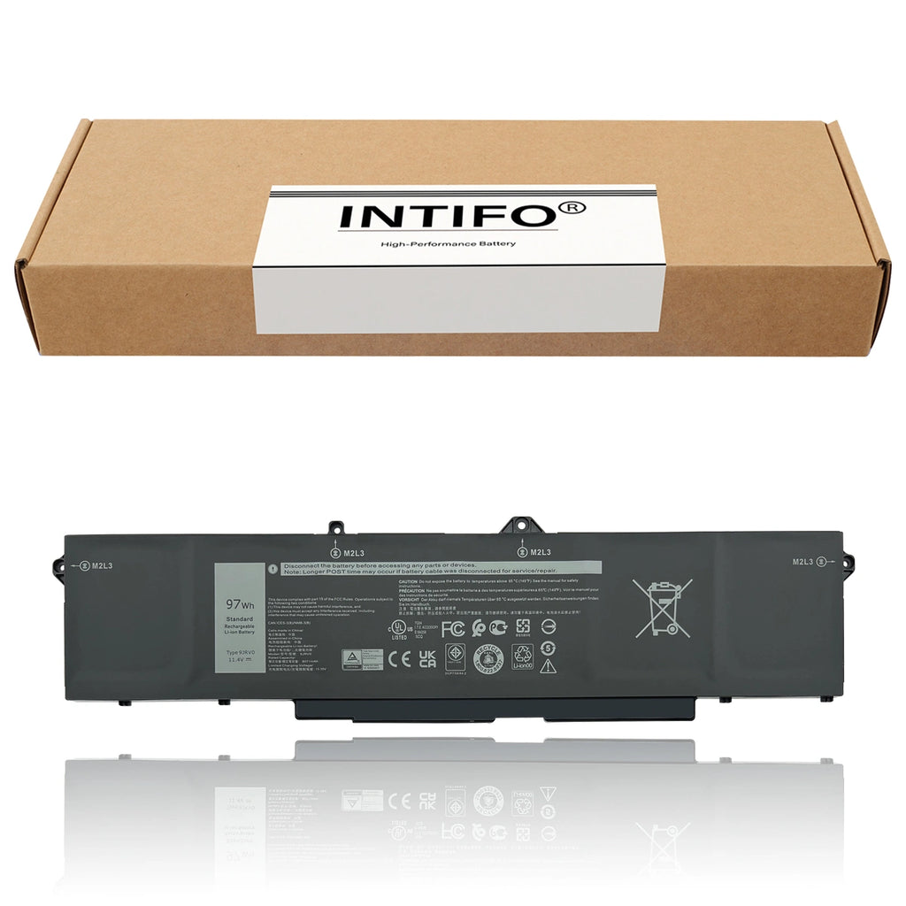INTIFO 9JRV0 Laptop Battery Compatible with Dell Latitude 15 5521 5531 Precision 15 3561 Alienware m17 R5 AMD 05RGW