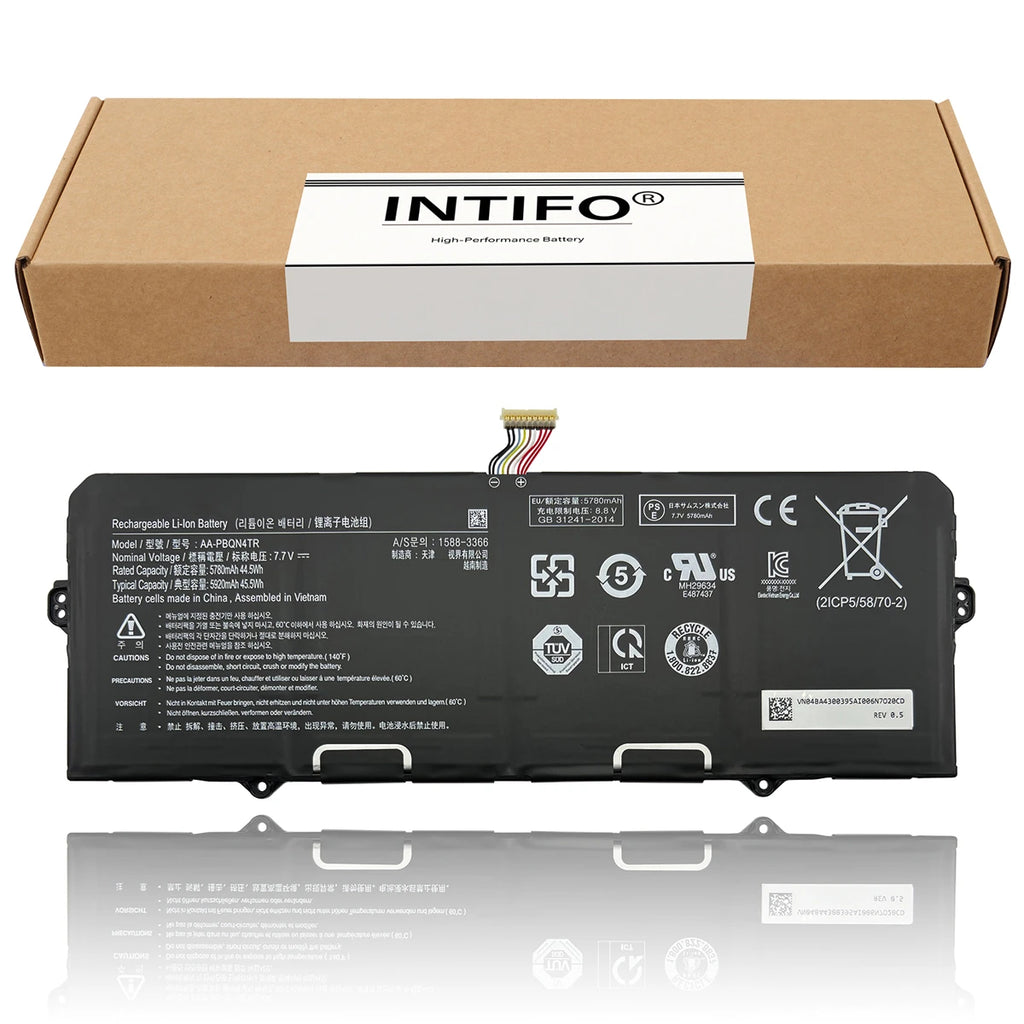 INTIFO AA-PBQN4TR Laptop Battery Compatible with Samsung Galaxy Chromebook 2 XE530QDA 13.3" Series