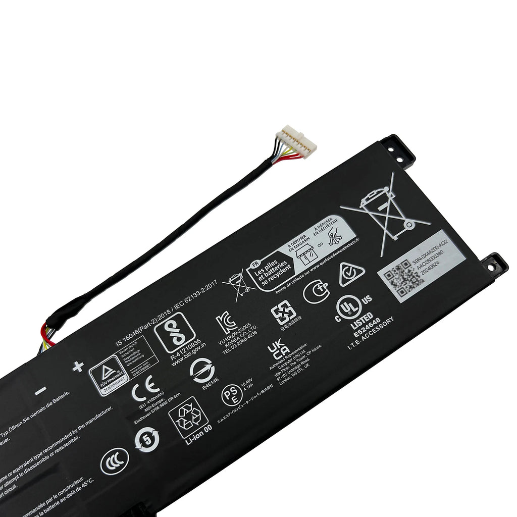 INTIFO BTY-M5A Laptop Battery Compatible with MSI Creator M16 HX C14VEG Sword 16 17 HX B14VEKG