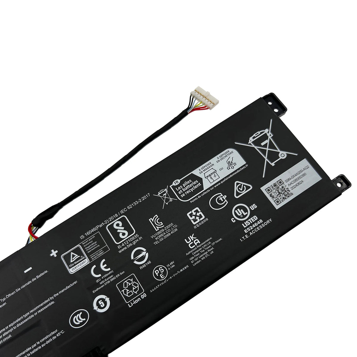 INTIFO BTY-M5A Laptop Battery Compatible with MSI Creator M16 HX C14VEG Sword 16 17 HX B14VEKG