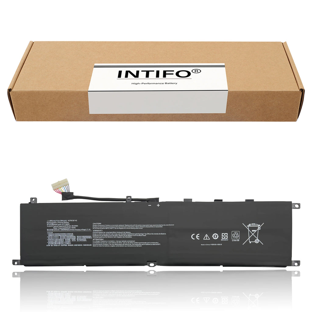 INTIFO BTY-M6M1 Laptop Battery Compatible with MSI MS-17P1 Stealth GS77 12U/12UE/12UG