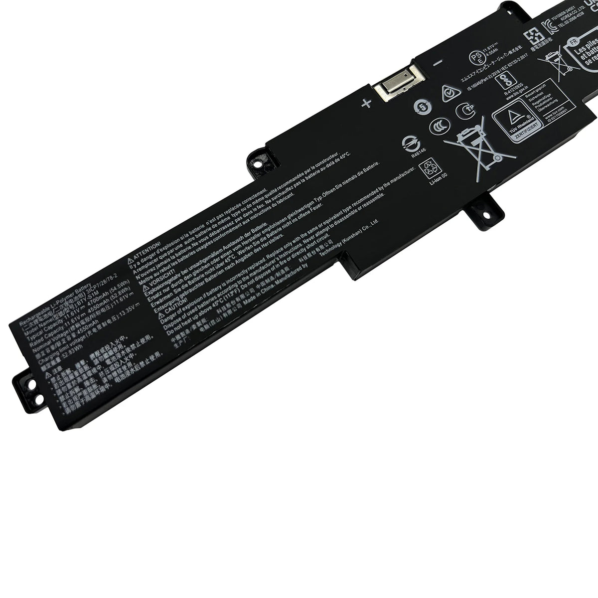INTIFO BTY-S1M Battery Compatible with MSI Claw A1M-050US/051US Handheld Gaming Player Tablet PC