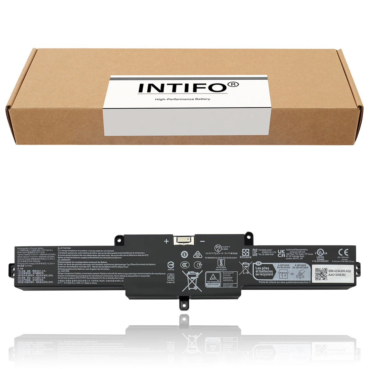 INTIFO BTY-S1M Battery Compatible with MSI Claw A1M-050US/051US Handheld Gaming Player Tablet PC