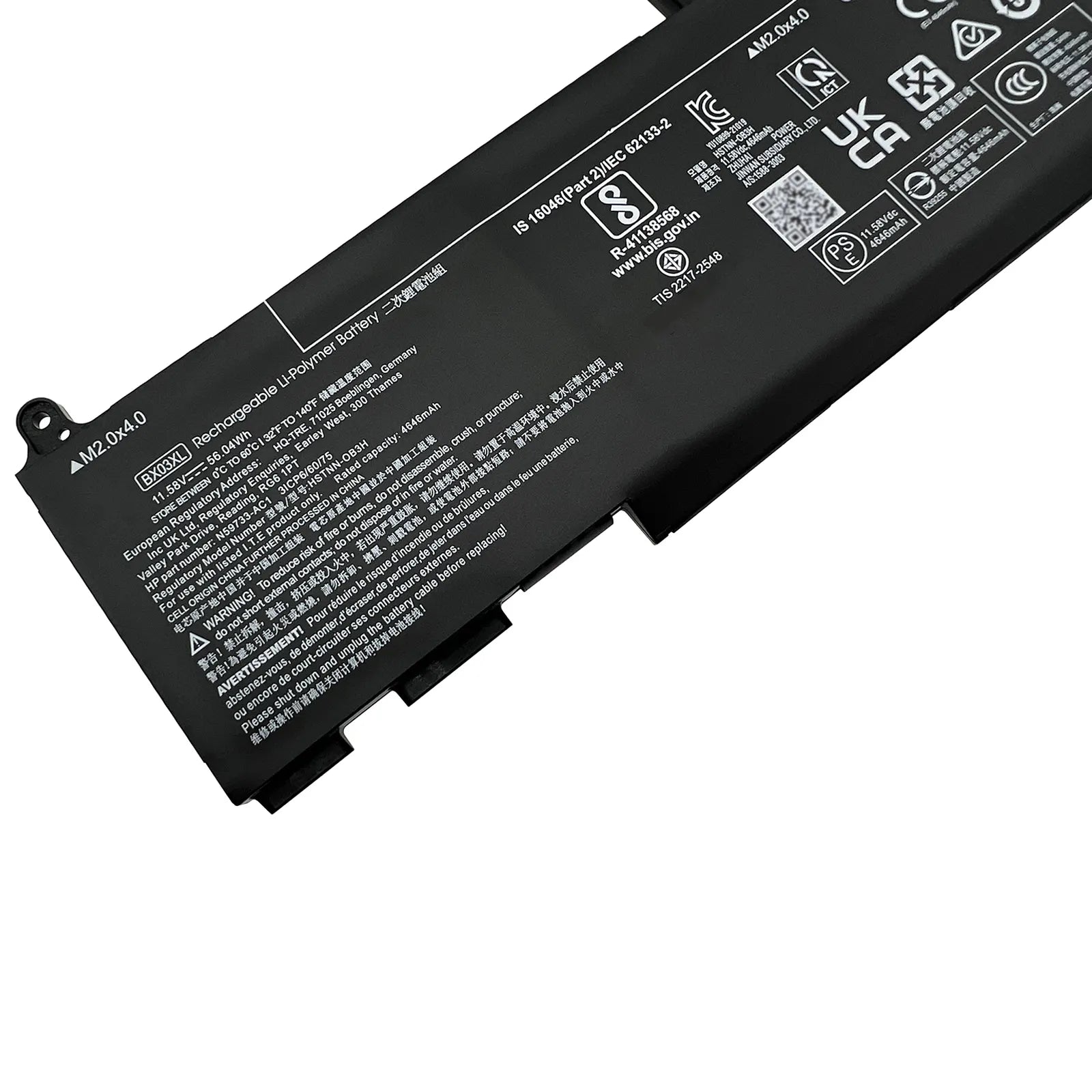 INTIFO BX03XL Laptop Battery Compatible with HP EliteBook 830 845 860 865 G11 ZBook Firefly 14 16 G11 HSTNN-AB1D