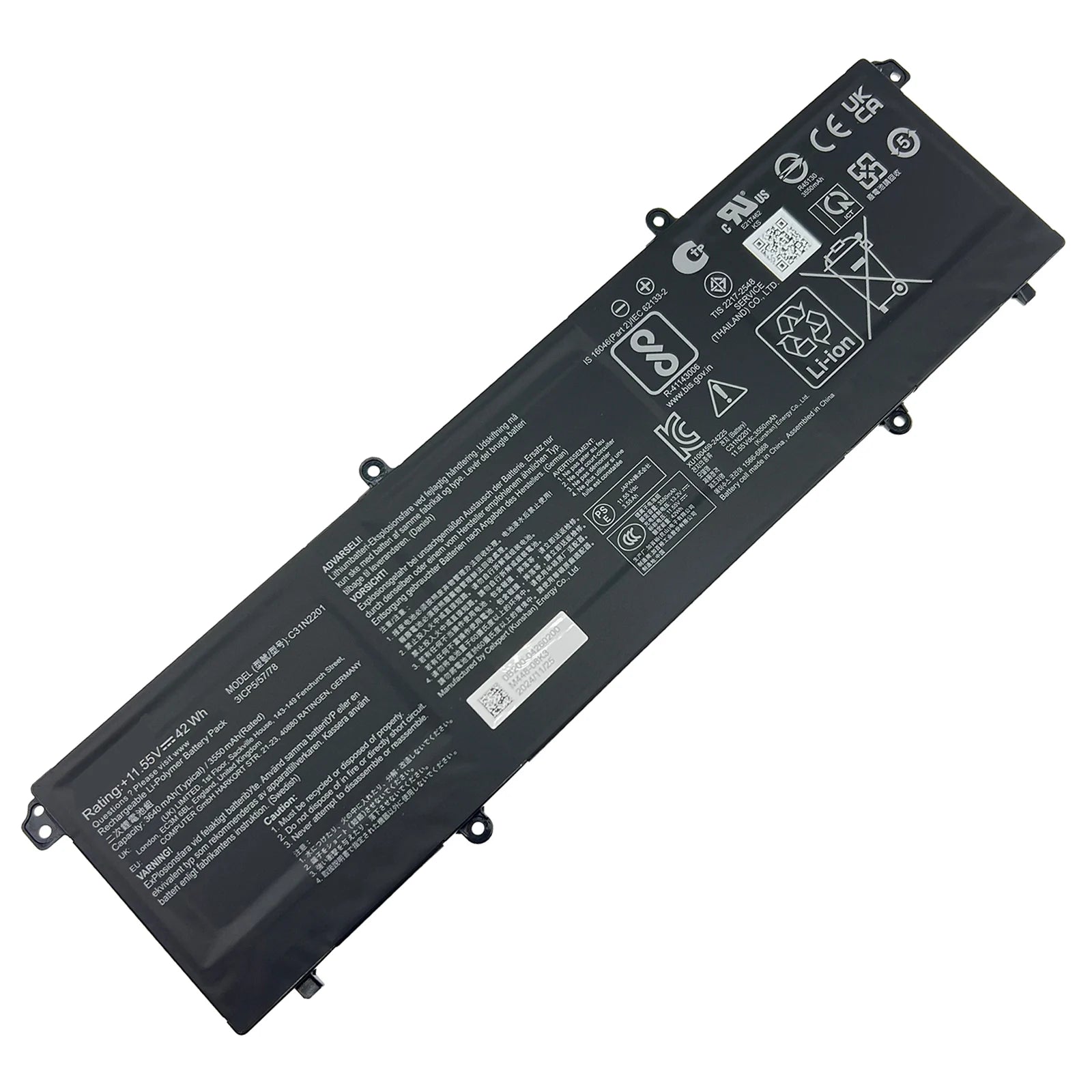 INTIFO C31N2201 Laptop Battery Compatible with Asus Vivobook X1504VA F1605ZA S1605PA