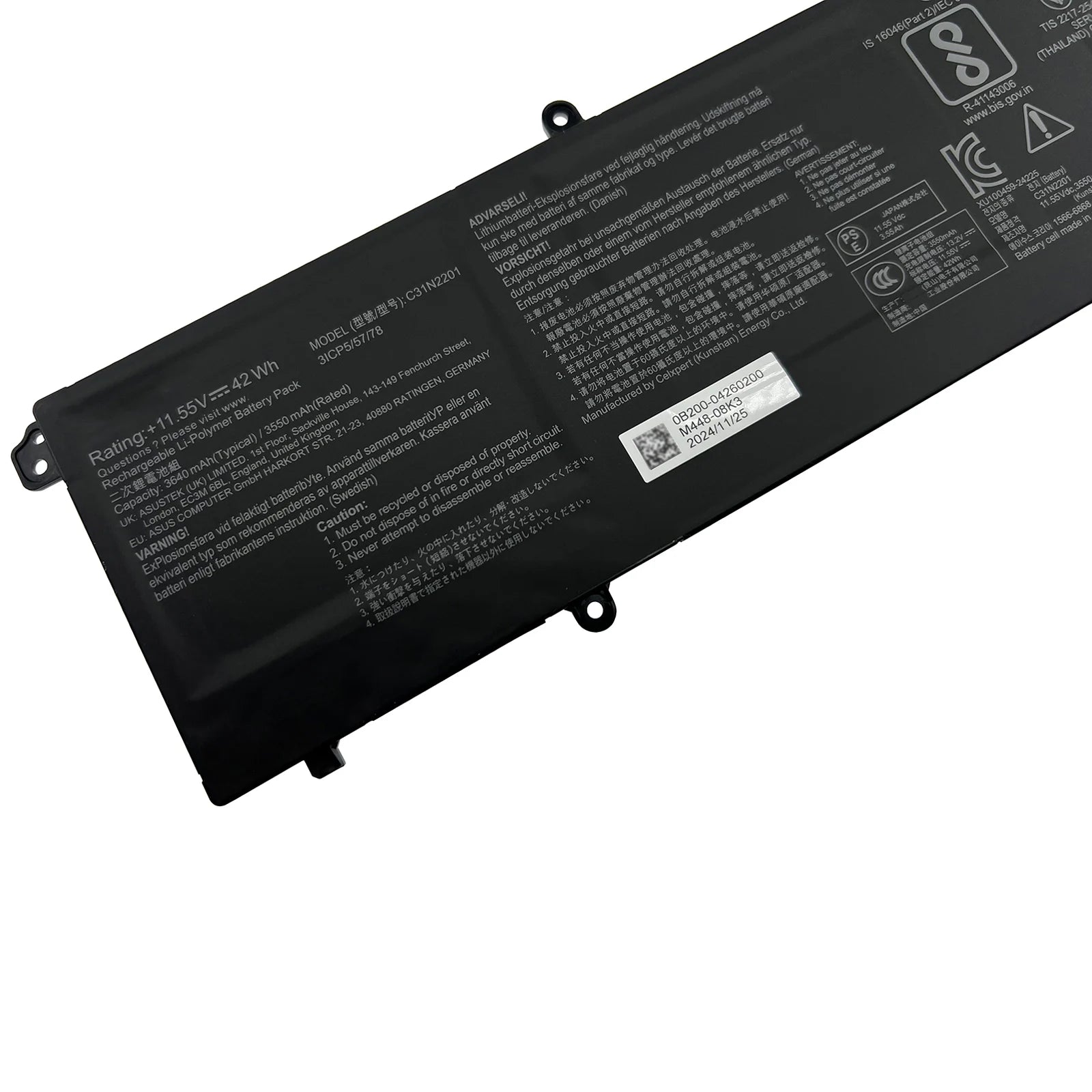 INTIFO C31N2201 Laptop Battery Compatible with Asus Vivobook X1504VA F1605ZA S1605PA