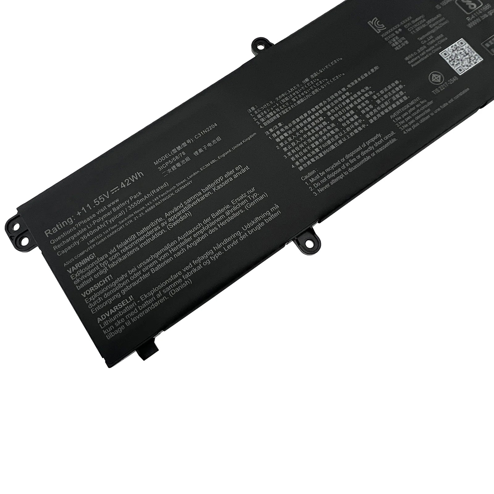 INTIFO C31N2204 Laptop Battery Compatible with Asus Vivobook Go 14 E1404FA E1404GA