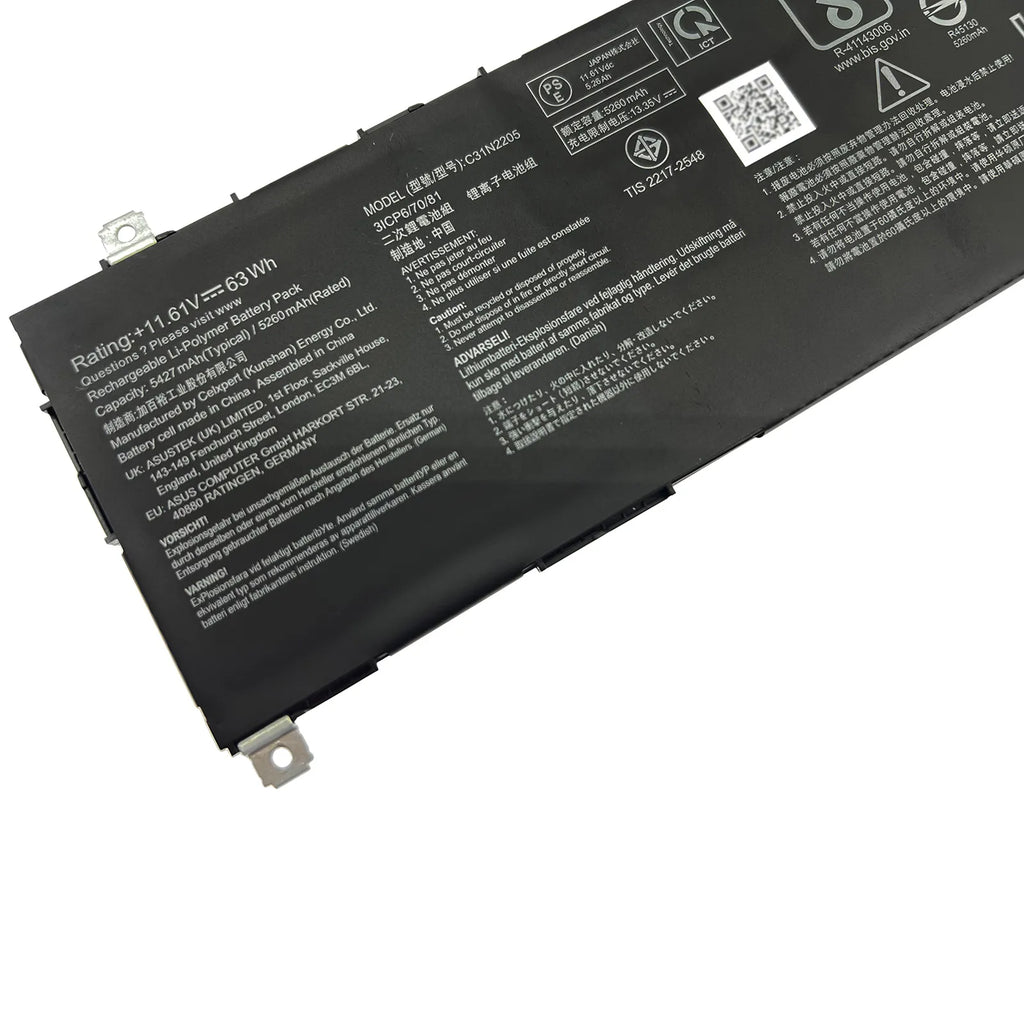 INTIFO C31N2205 Laptop Battery Compatible with Asus Chromebook Vibe CX34 Flip CX3401FBA
