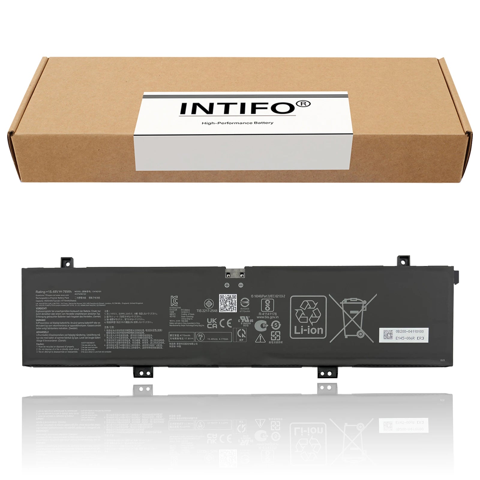 INTIFO C41N2101 Battery Compatible with Asus ROG Zephyrus G14 GA402 GA402R