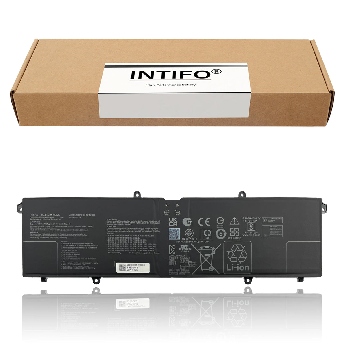 INTIFO C41N2305 Laptop Battery Compatible with Asus Vivobook Pro 15 OLED N6506 N6506MJ