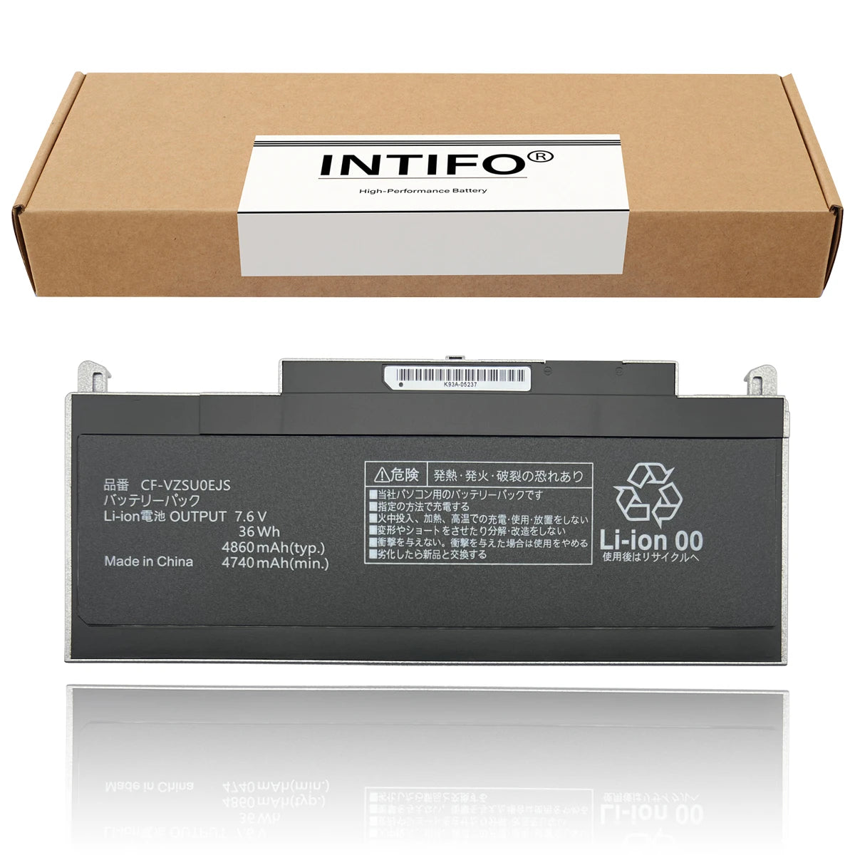 INTIFO CF-VZSU0EJS Laptop Battery Compatible with Panasonic Let's Note RZ CF-RZ4 CF-RZ5 CF-RZ6 CF-VZSU0FJS