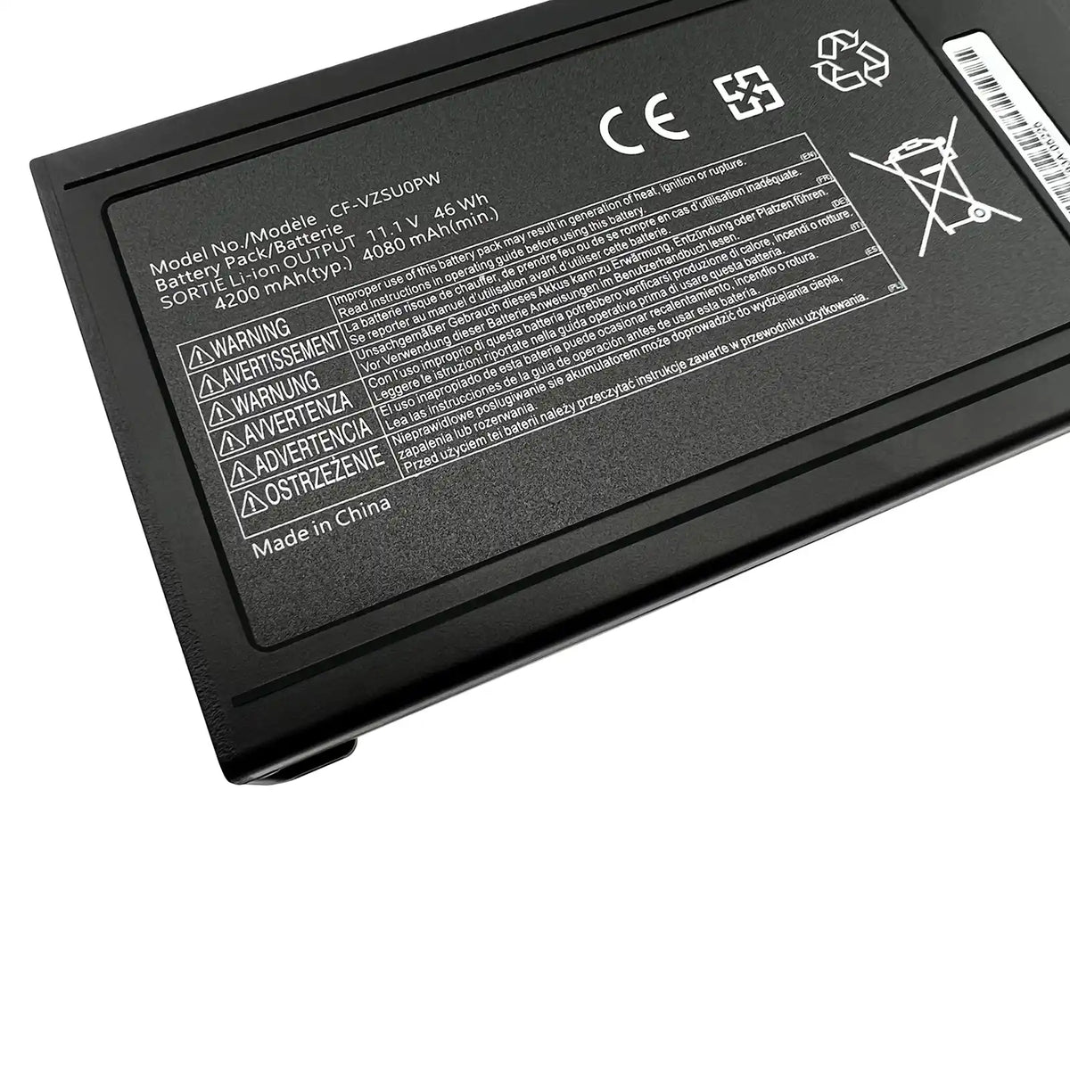 INTIFO CF-VZSU0PW Laptop Battery Compatible with Panasonic Toughbook CF-54 CF54 MK1 MK2 MK3 54 Gloved Multi Touch Series 51S CF-54F9001KM