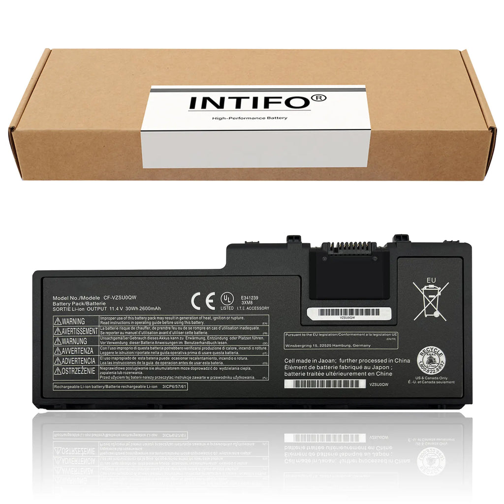 INTIFO CF-VZSU0QW Laptop Battery Compatible with Panasonic Toughbook CF-20 CF20 Mk1 Tablet PC CF-20A0205NG Toughpad FZ-A2 FZ-A2A200CA3 CF-VZSU0QK