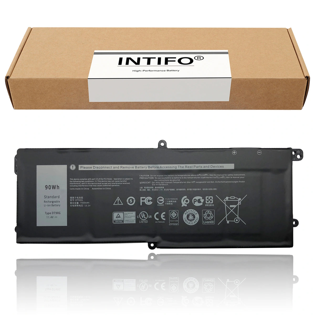 INTIFO DT9XG Laptop Battery Compatible with Dell Alienware Area-51m R1 R2 ALWA51M-D1968W 07PWKV