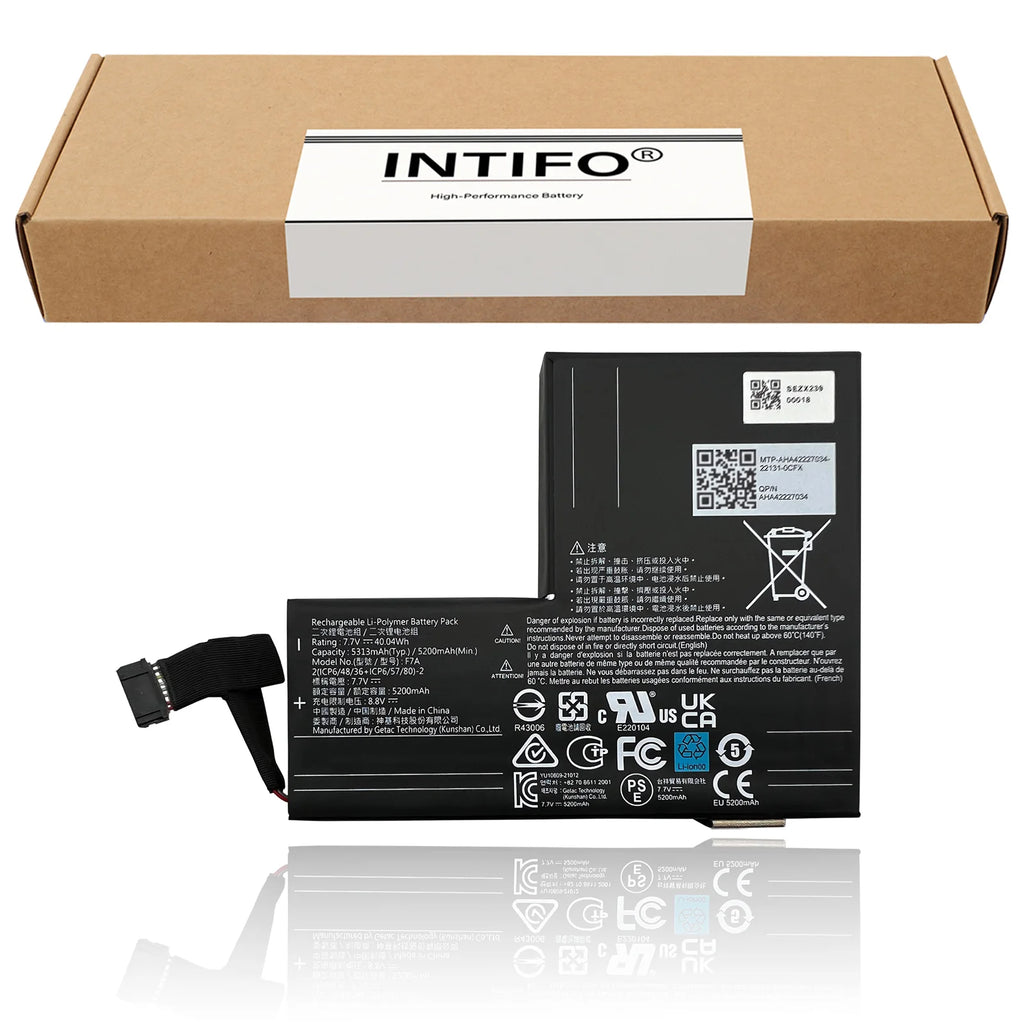 INTIFO F7A Replacement Battery Compatible with Steam Deck Handheld Gaming PC 2(ICP6/48/36+ICP6/57/80)-2