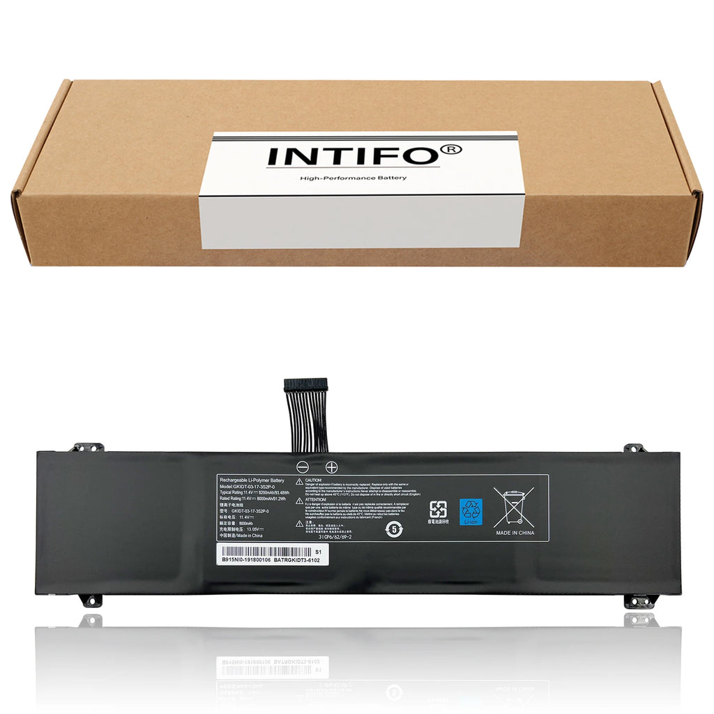 INTIFO GKIDT-03-17-3S2P-0 Laptop Battery Compatible with Adata XPG Xenia 15 Schenker XMG Fusion 15 XFU15L19