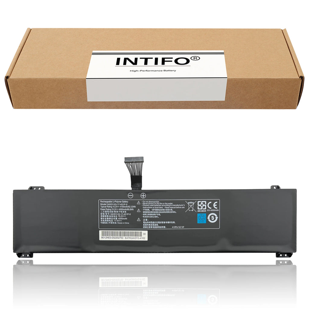 INTIFO GKIDY-03-17-4S1P-0 Laptop Battery Compatible with MACHENIKE MACHCREATOR-MC MR27 Terrans Force QC7 LAPQC71A