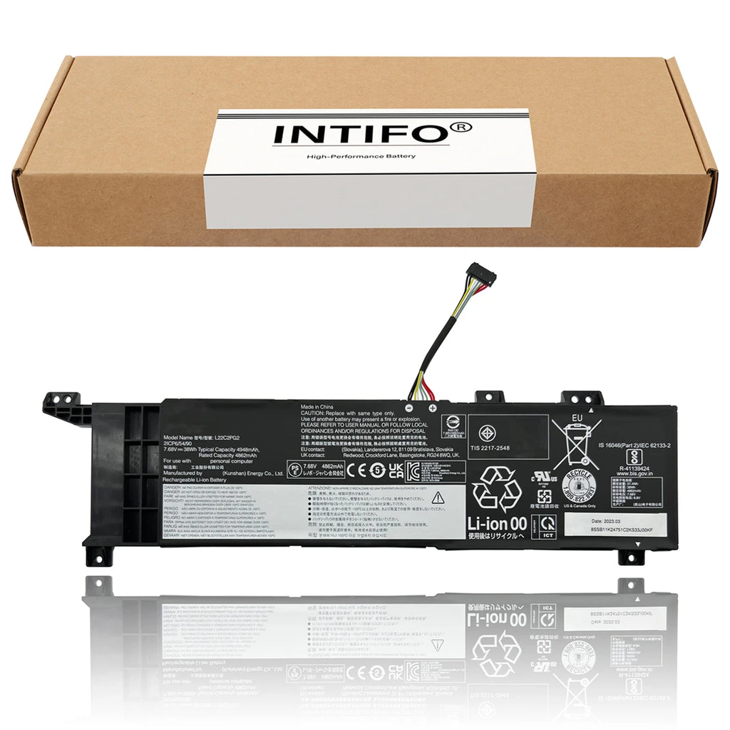 INTIFO L22C2PG2 Laptop Battery Compatible with Lenovo V14 V15 G4 AMN IAN 82YT 82YU L22D2PG2 L22M2PG2