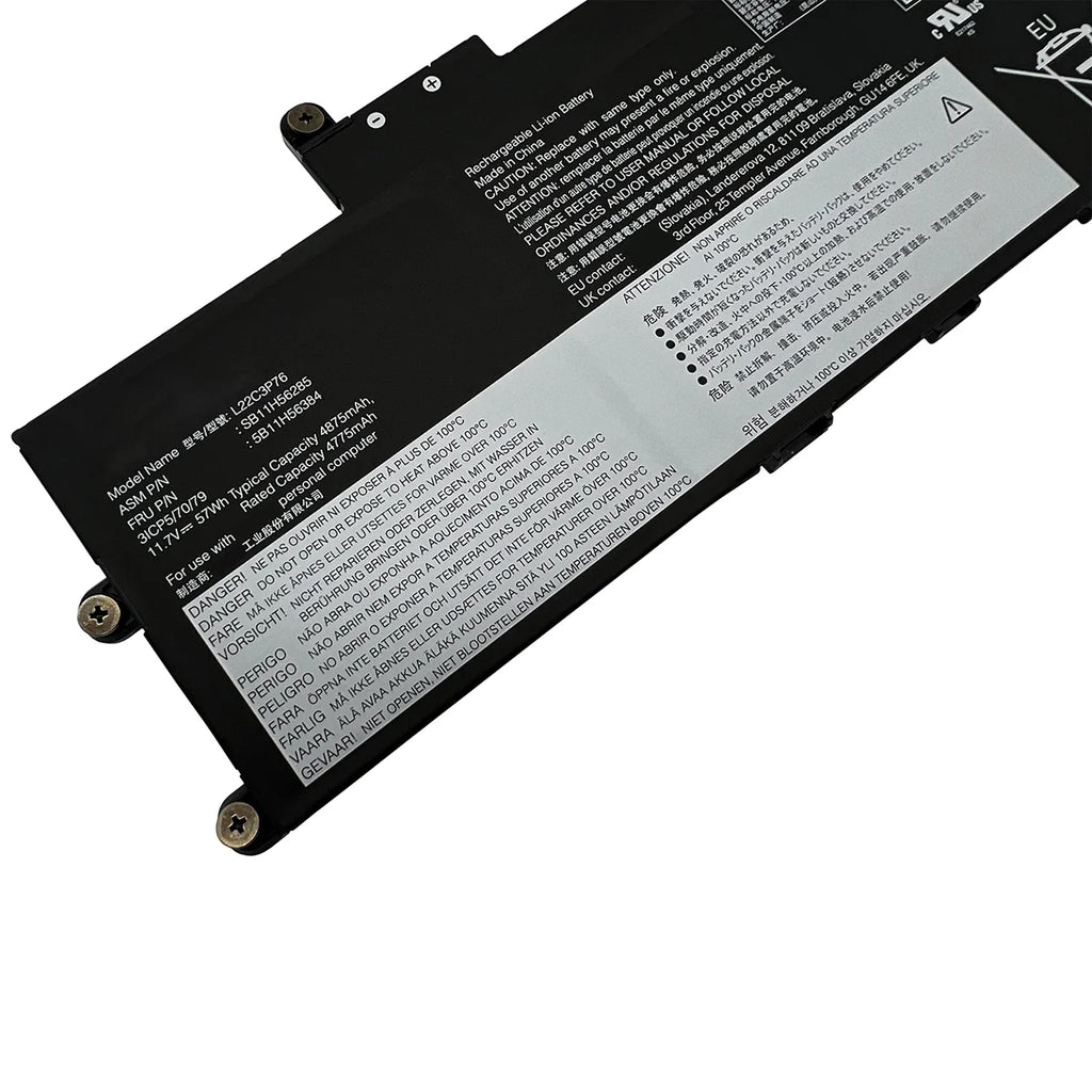 INTIFO L22C3P76 Laptop Battery Compatible with Lenovo ThinkPad X1 Carbon 12th Gen L22B3P73 L22D3P77