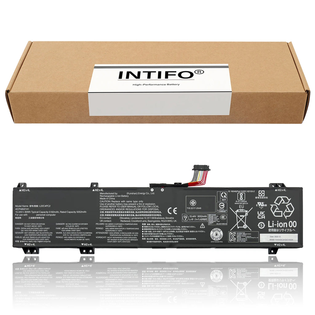 INTIFO L22C4PC2 Laptop Battery Compatible with Lenovo Legion Slim 5-16AHP9 Extreme L22M4PC2