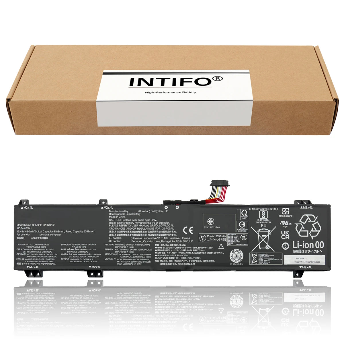 INTIFO L22C4PC2 Laptop Battery Compatible with Lenovo Legion Slim 5-16AHP9 Extreme L22M4PC2