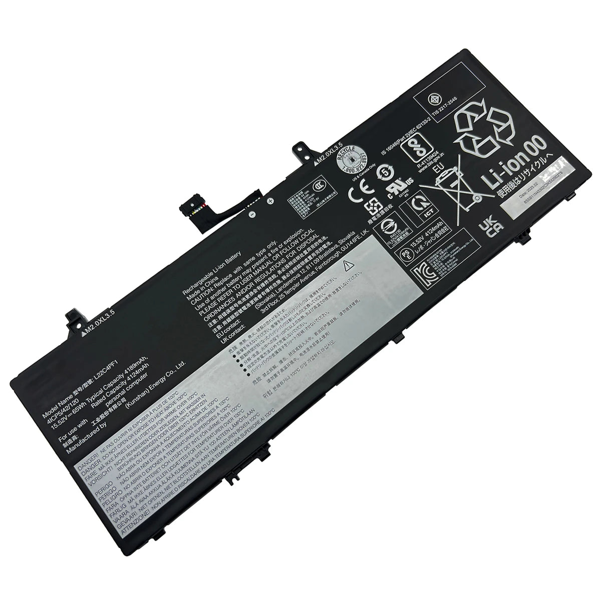 INTIFO L22C4PF1 Laptop Battery Compatible with Lenovo Yoga Slim 6-14APU8 6-14IAP8 L22D4PF1 L22M4PF1