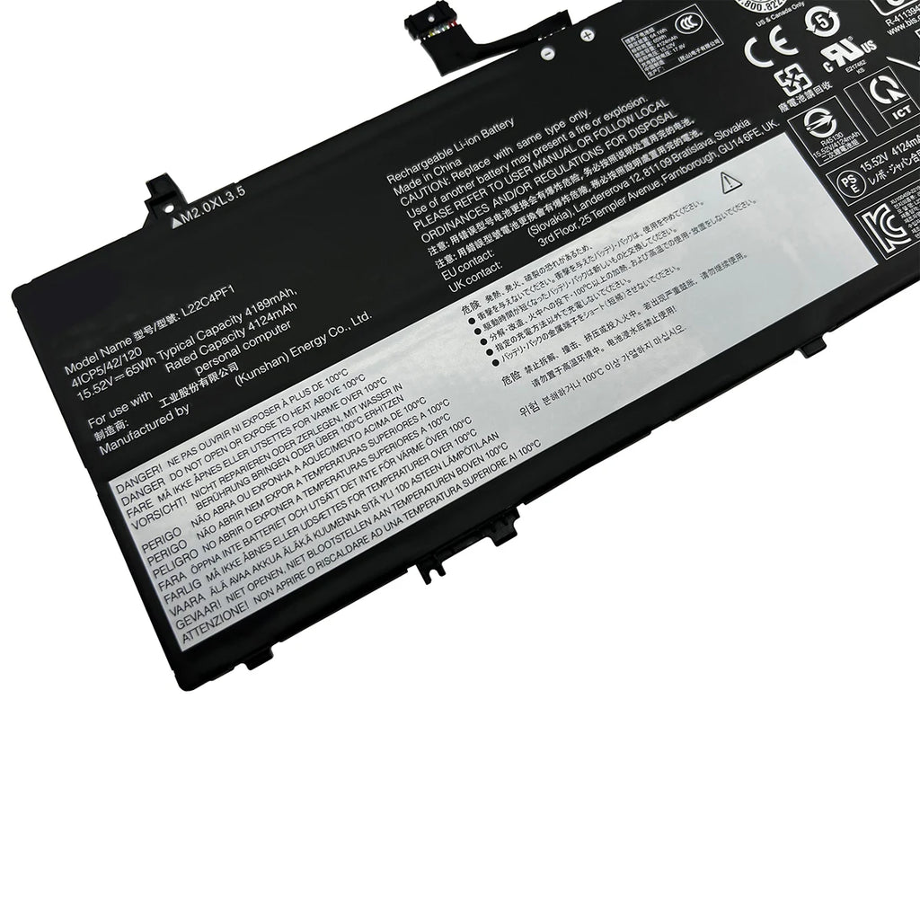 INTIFO L22C4PF1 Laptop Battery Compatible with Lenovo Yoga Slim 6-14APU8 6-14IAP8 L22D4PF1 L22M4PF1