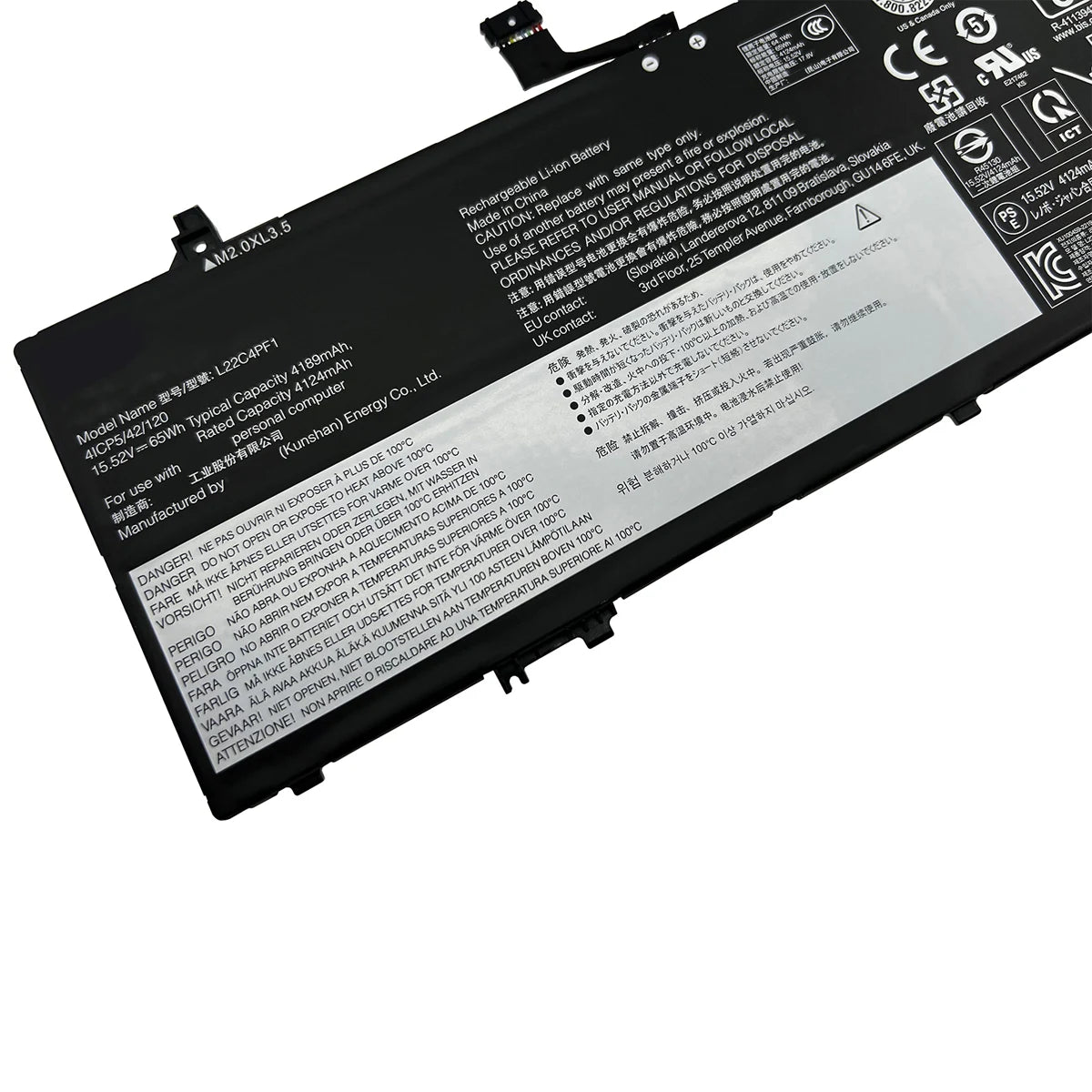 INTIFO L22C4PF1 Laptop Battery Compatible with Lenovo Yoga Slim 6-14APU8 6-14IAP8 L22D4PF1 L22M4PF1