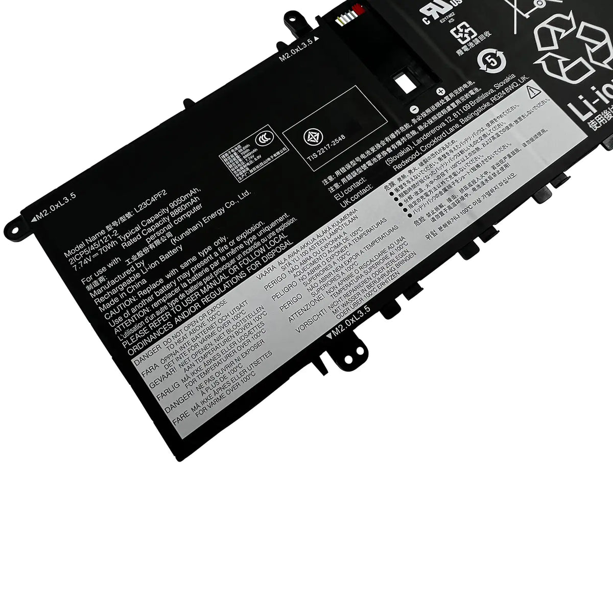INTIFO L23C4PF2 Laptop Battery Compatible with Lenovo Yoga Slim 7 14Q8X9 Type 83ED L23M4PF2