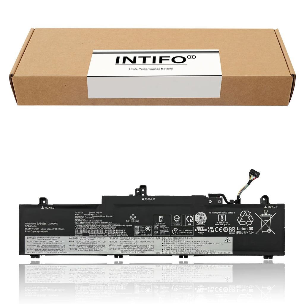 INTIFO L23M3PG2 Laptop Battery Compatible with Lenovo ThinkPad E14 Gen 6 E16 Gen 2 L23D3PG2 L23B3PG2