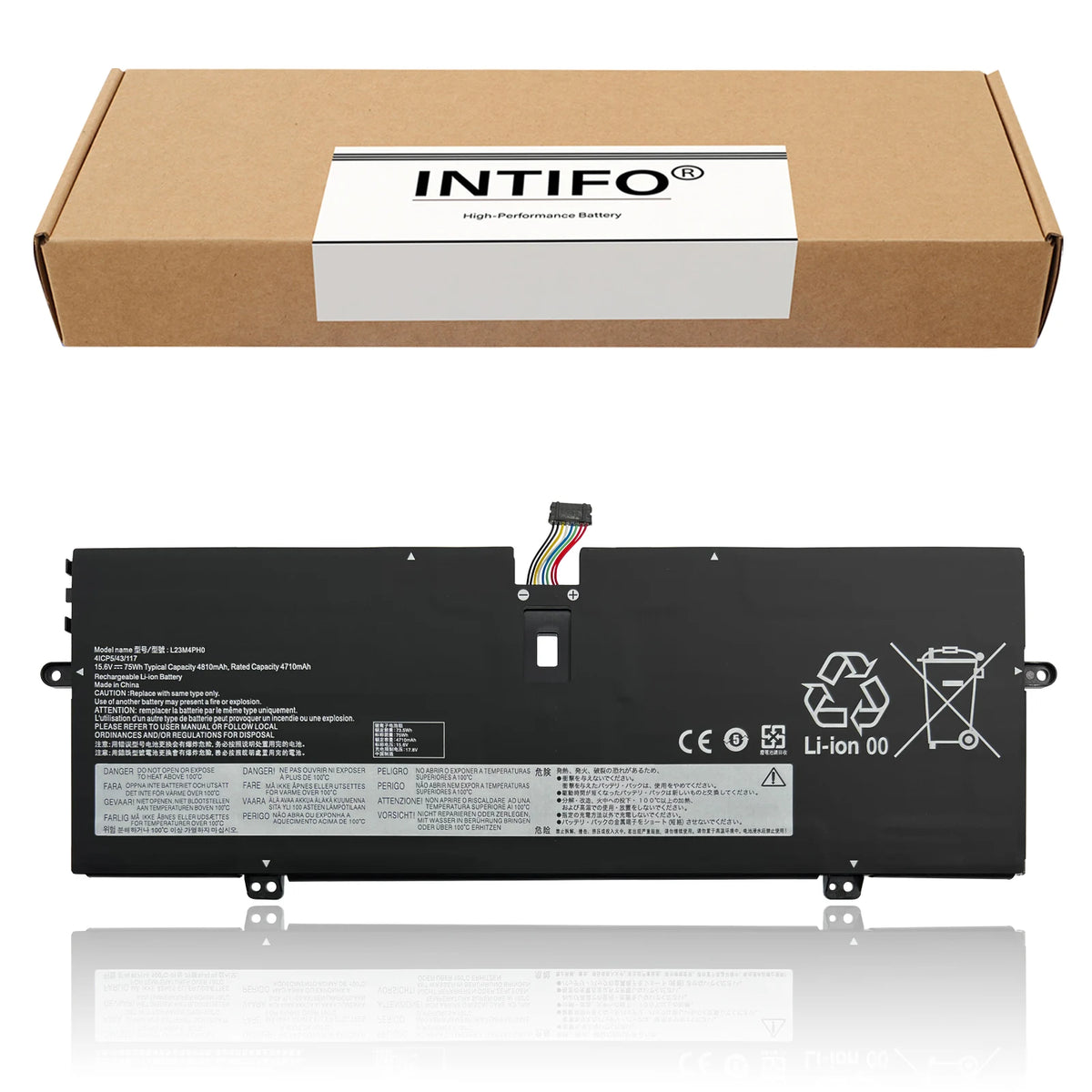 INTIFO L23M4PH0 Laptop Battery Compatible with Lenovo Yoga 9 2-in-1 14IMH9 ThinkBook Plus G5 Tab/Station L23D4PH0