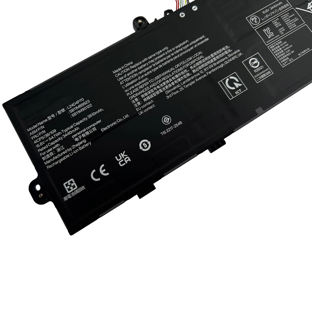 INTIFO L24D4P70 Laptop Battery Compatible with Lenovo 13w 2-in-1 Gen 3 ThinkPad X13 Gen 6 L24B4P70 L24M4P71