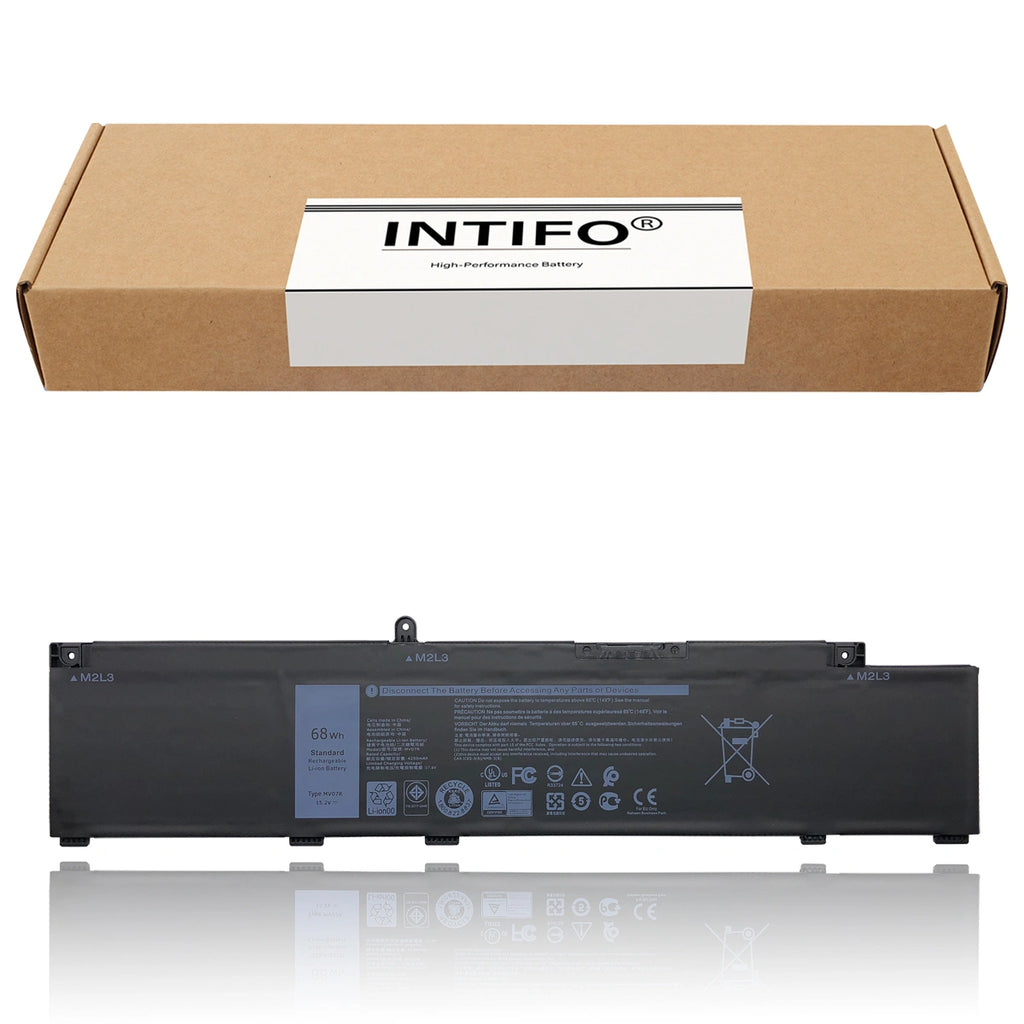 INTIFO MV07R Laptop Battery Compatible with Dell G3 15 3500 3700 G5 15 5500 SE 72WGV W5W19