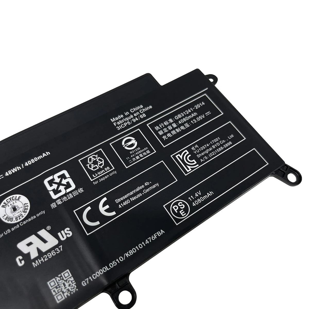 INTIFO PA5278U-1BRS Laptop Battery Compatible with Toshiba Portege X30-D X30-E Tecra X40-D X40-F