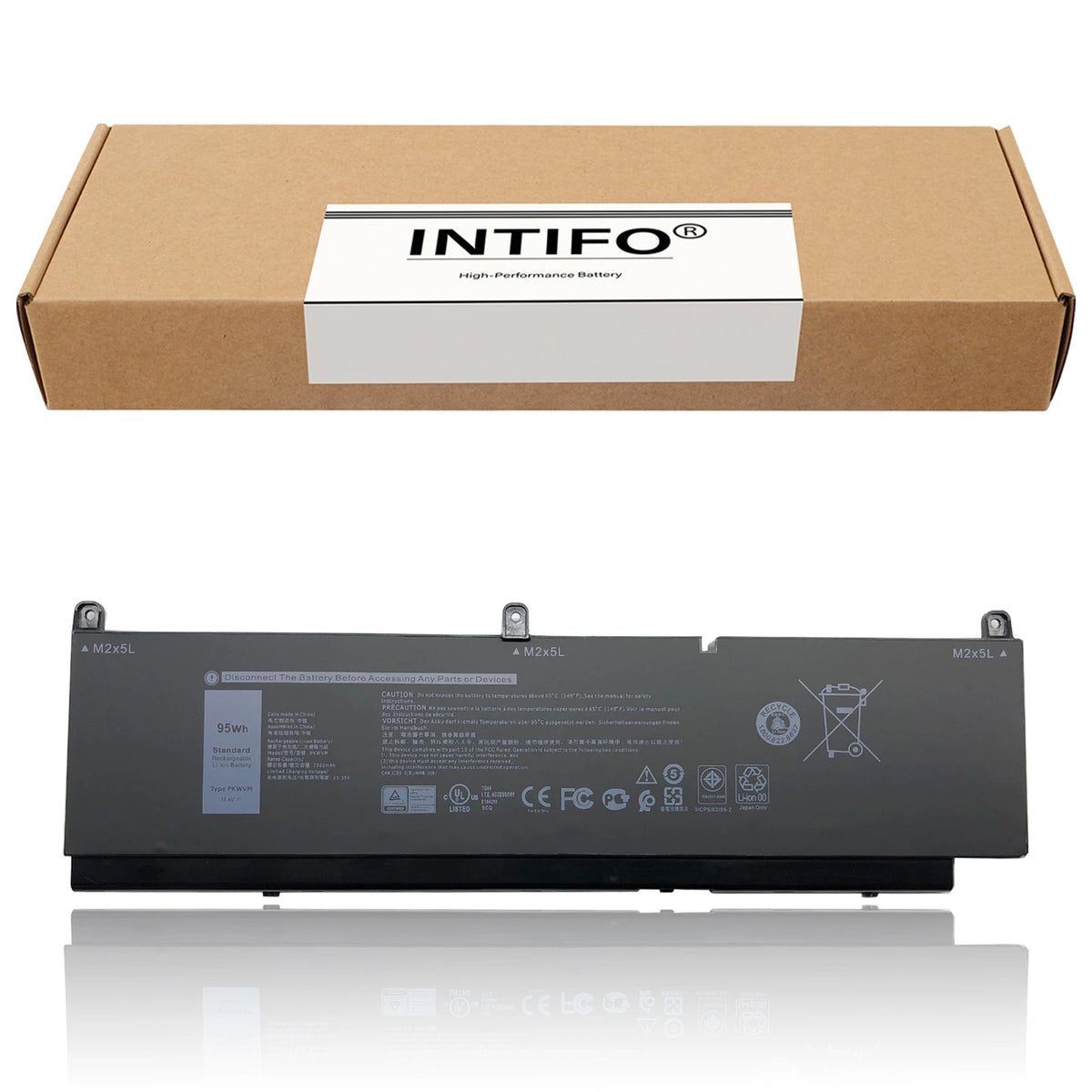 INTIFO PKWVM Battery Compatible with Dell Precision 7550 7560 7750 7760 C903V