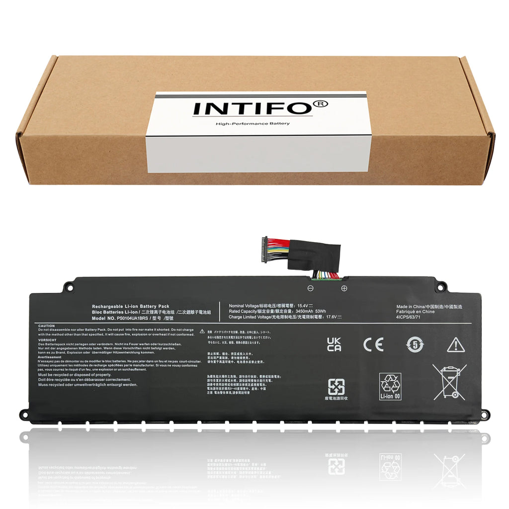 INTIFO PS0104UA1BRS Laptop Battery Compatible with Toshiba Dynabook U30 Tecra A40-J A50-J Portege X40-K