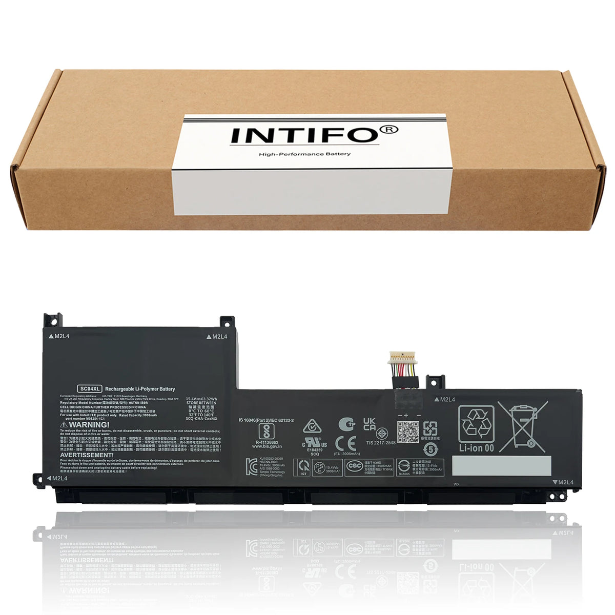 INTIFO SC04XL Laptop Battery Compatible with HP Envy 14-EB 14-EB0002TX 14-EB0010CA 14-EB1001NL HSTNN-IB9R