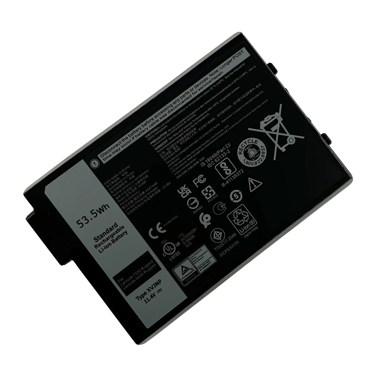 INTIFO XVJNP Laptop Battery Compatible with Dell Latitude 5430 7330 Rugged Extreme 6JRCP
